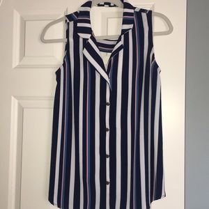 Striped sleeveless top by Pixley
